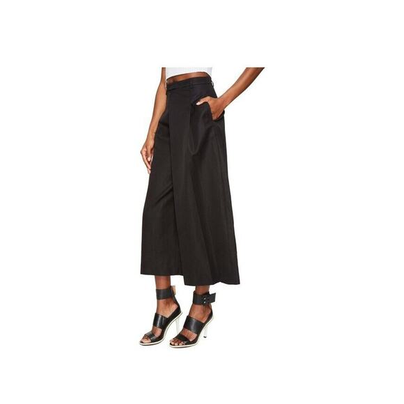 JEREMY SCOTT Summer Wide-legged Trousers Black Size 12 US - Picture 3 of 3